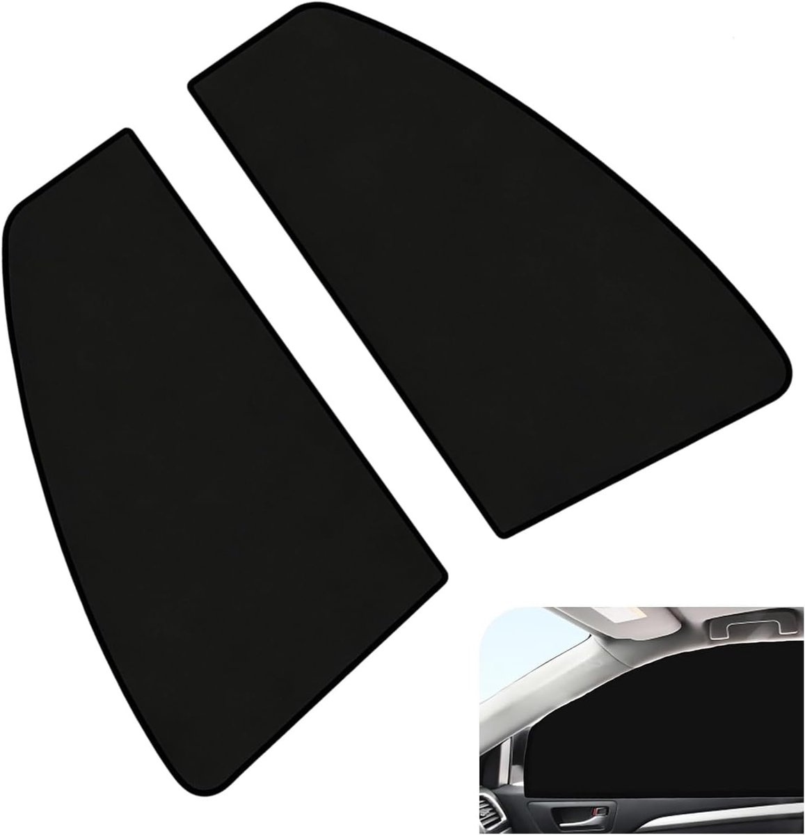 auto baby met magneet (2 stuks), UV-bescherming auto zonwering kinderen voor zijruit voor, ondoorzichtig autoaccessoires zonnebeschermingsfolie universeel voor de meeste auto's