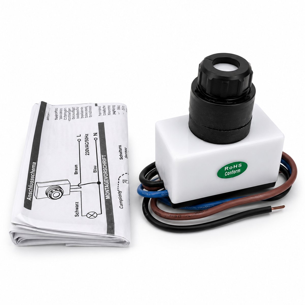 Klemko IB-06L Inbouwschemerschakelaar 220–240V