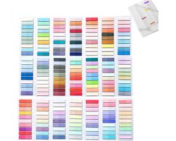 4200 Stuks - Index tabs transparant - Sticky notes - Index tabs plastic - Sticky Tabs - Waterdicht - Handige markeertabbladen voor boeken, notitieblokken en planners - 4,5x1,2 cm - Meerdere kleuren