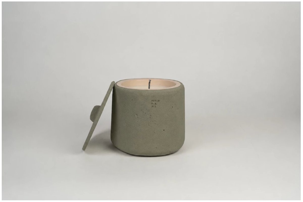 Mon Dada Corse XL outdoor kaars met deksel olive - neutraal