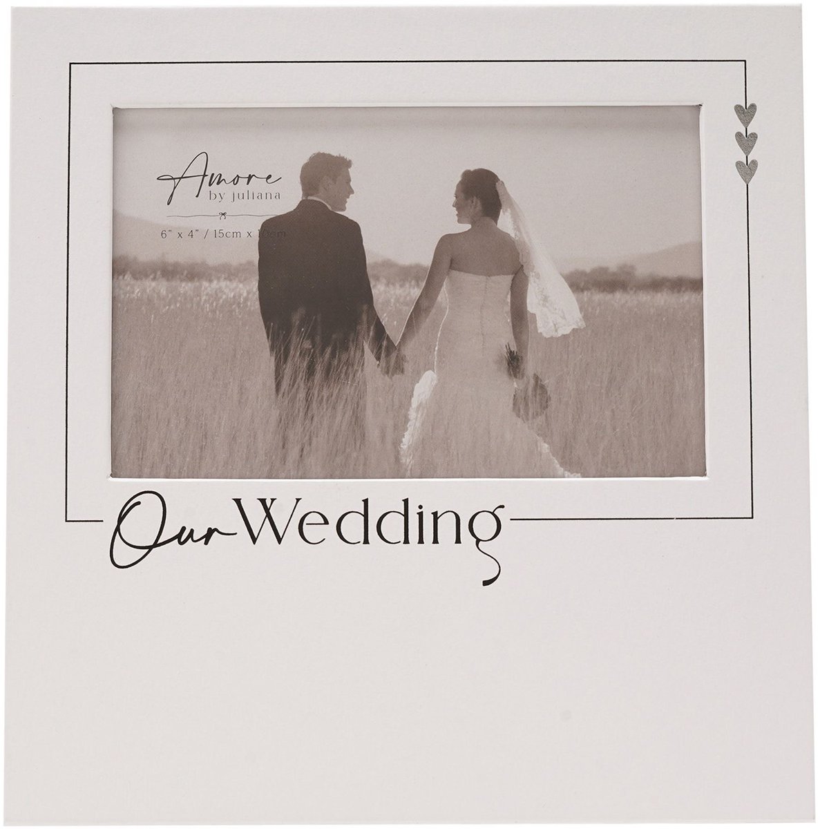 Amore by Juliana fotolijst trouwdag huwelijk bruiloft wedding frame Wit