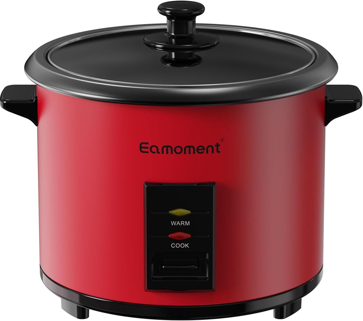 Rijstkoker 1,8 Liter - Elektrische Rijstkoker - 700W - Warmhoudfunctie - Anti Aanbak Binnenpan - Stoommand - Glazen Deksel - Voor 1-10 Personen - Inclusief Maatbeker en Rijstlepel
