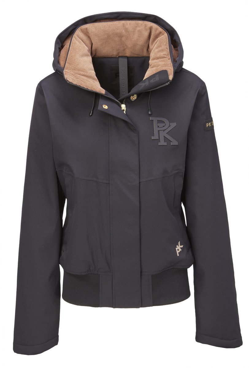 PK International - Powerdale - Winterjas - Bomber - Waterdicht - Winddicht - capuchon - Onyx - Zwart - S/36