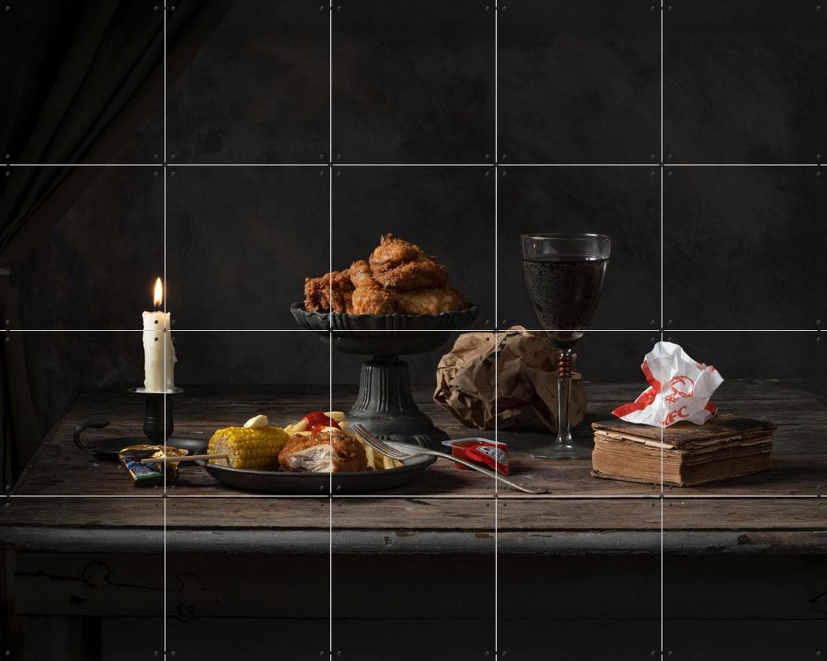 IXXI Chicken Anybody, Igor Swinkels - 100 x 80 cm - Gratis ophangtool - Grote wanddecoratie en posters - Fotografie, Woonkamer, Keuken, Eetkamer