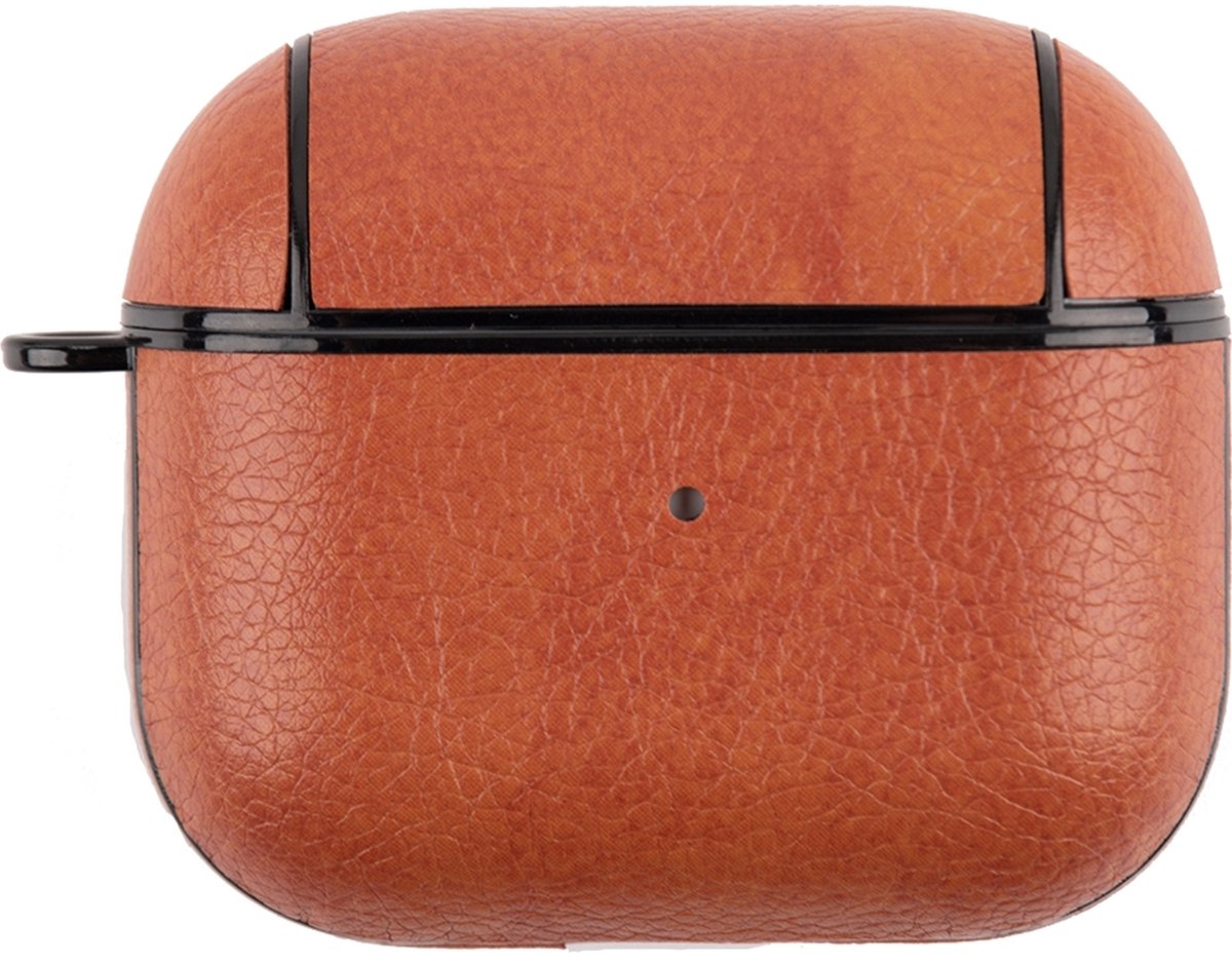 Mobigear Hoesje geschikt voor Apple AirPods 3 Hoesje | Mobigear Excellent - Oranje