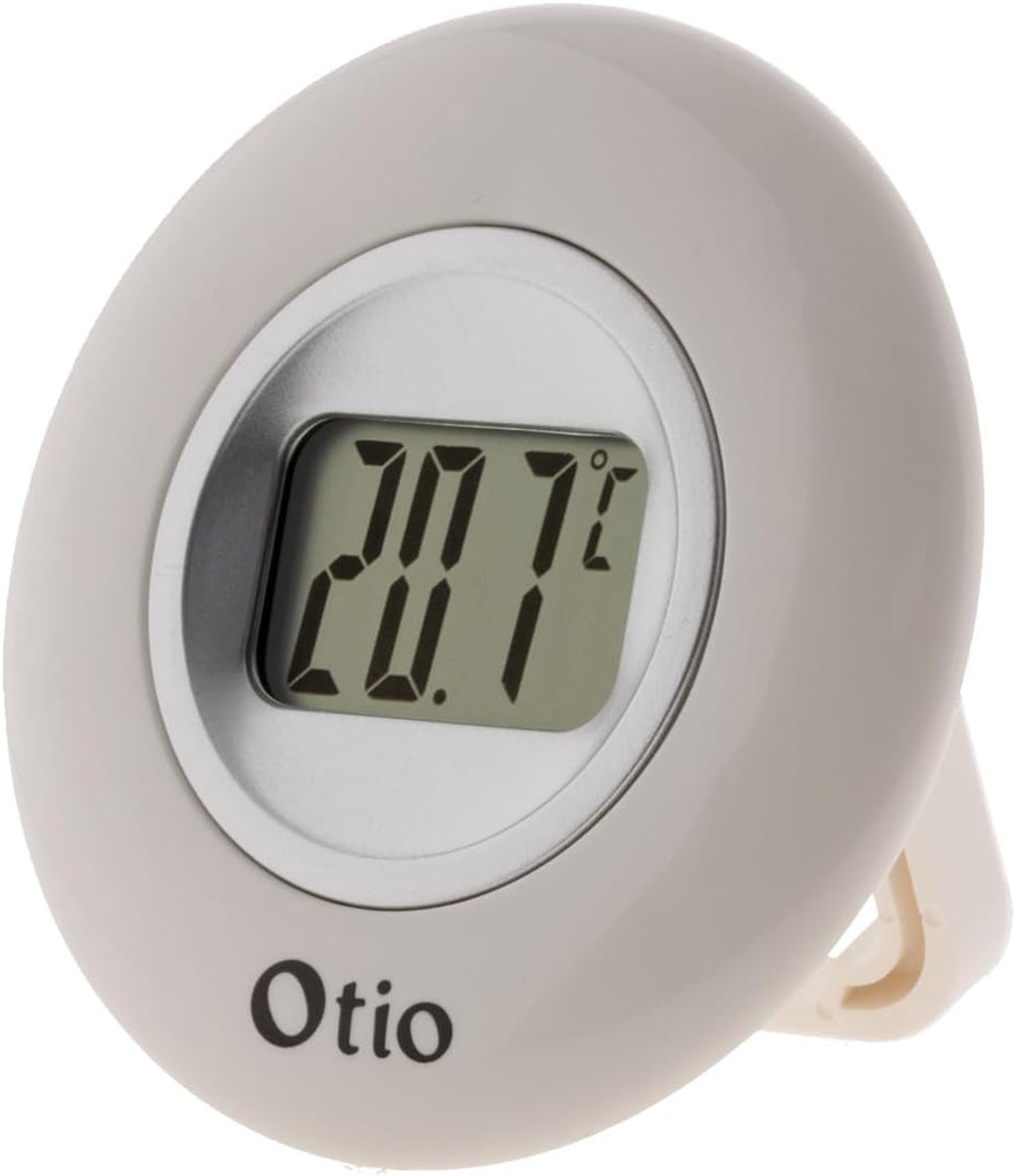 Digitale binnen thermometer - wit - kleurrijk design - gemakkelijk af te lezen - ShopVlot