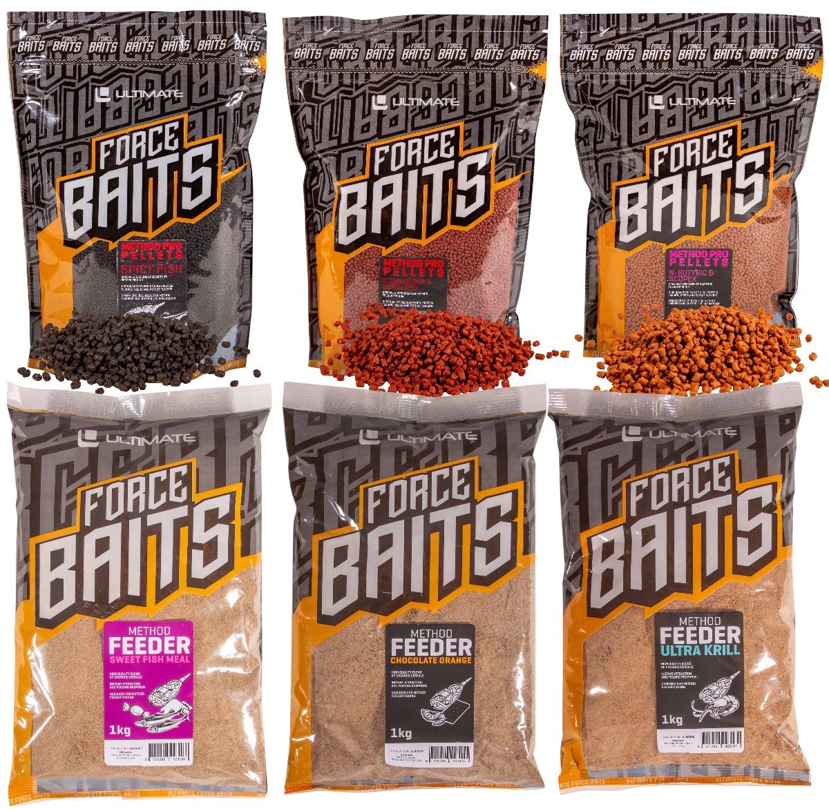Ultimate Method Feeder Pellet & Groundbait Pack - Lokvoer