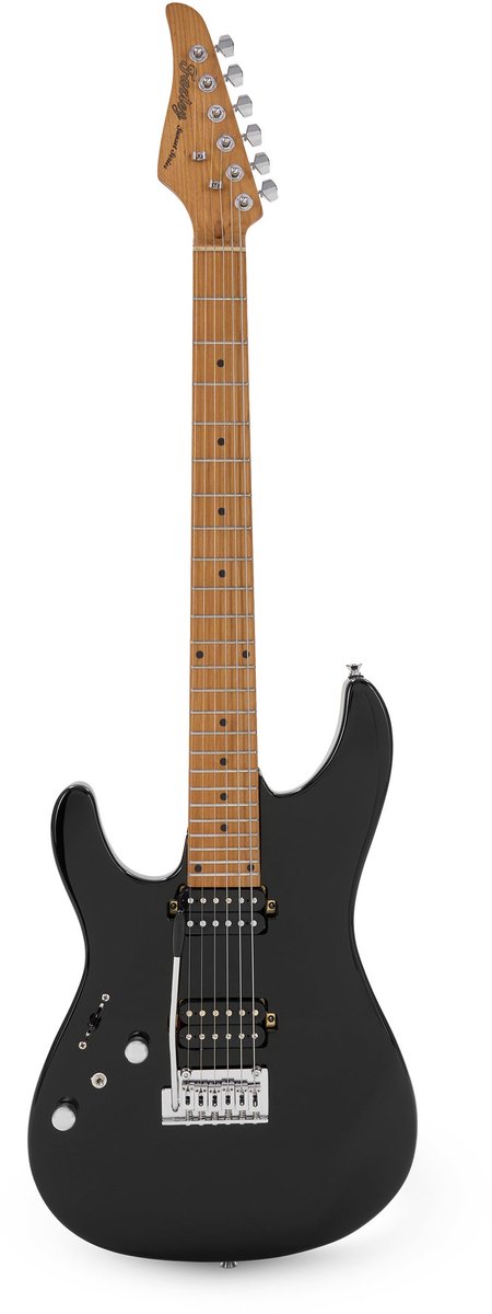 Elektrische gitaar - Met gratis lessen - incl. gitaartas - Zwart Fazley Sand Shark