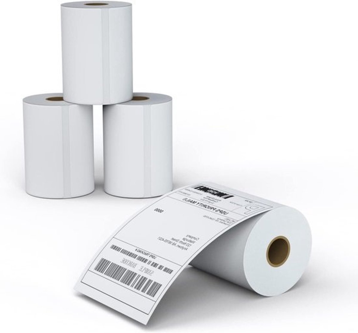 Verzendetiketten - Verpakkingstickers Labels - Pakketten Verzenden - Sterke Lijm - 4x6 inch 1000 stuks - Wit