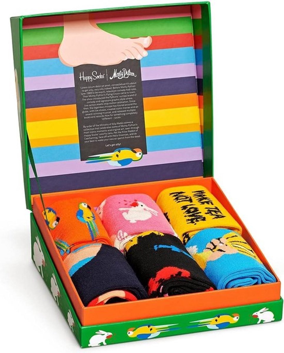 Feestelijke Sokken Set voor Heren en Dames Cadeauset - 6 Paar