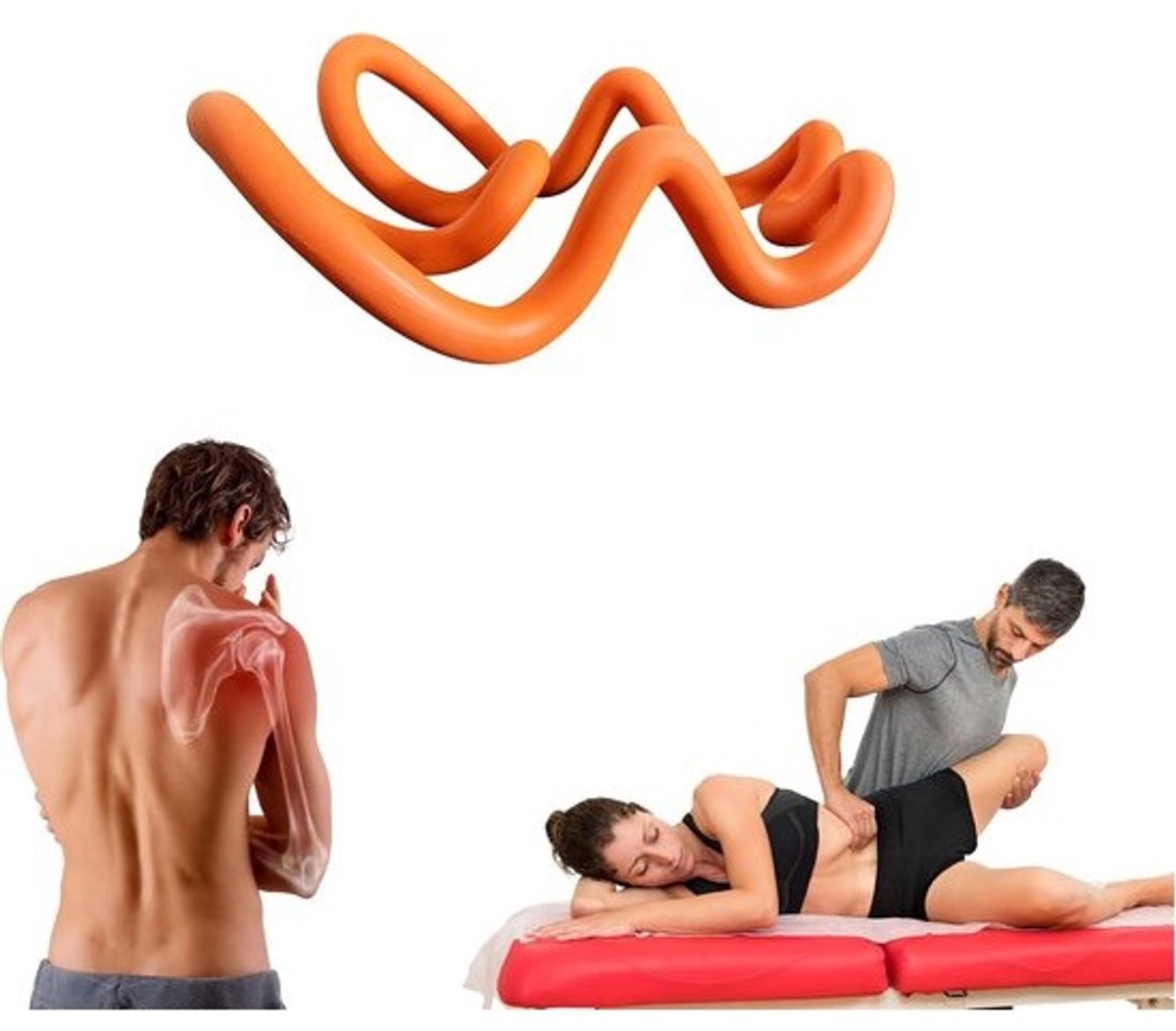 Diepe Weefselmassage Tool met Psoas Activatie voor Rugpijn en Spierspanning