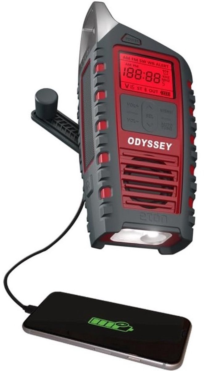 Multi-Band Noodradio met Bluetooth, Zonne-energie en Oplaadbare Batterij