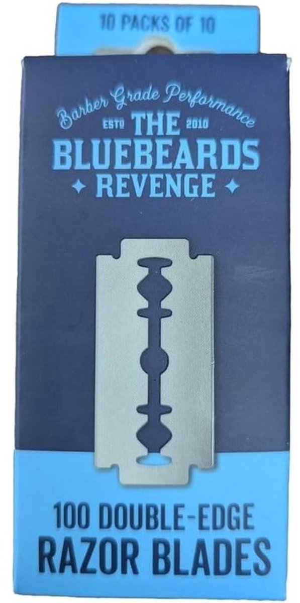 Stainless Steel Double Edge Razor Blades - 100 Pack for Safety Razors
