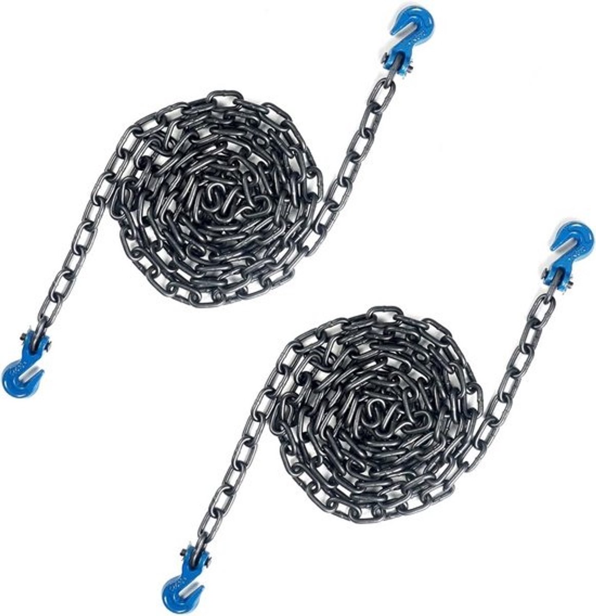 Transport Binder Ketting voor Tie Down - 12 ft, 1/4 inch Ketting met Clevis Hooks voor Zware Ladingen