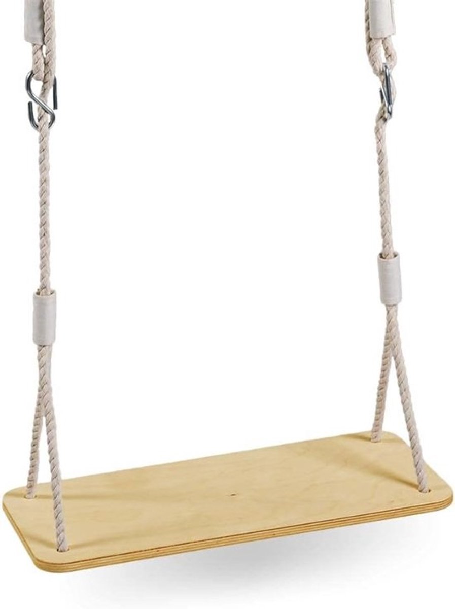 MAMOI® Baby Schommel Houten Schommel Baby Volwassen Binnen Tuin Kinderen Schommel Schommelzitje Buiten Baby Zitje Hout tot 100kg! | 100% ECO | Made in EU
