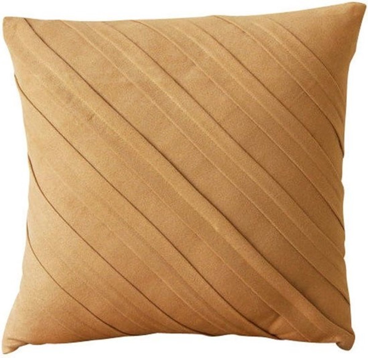 Kussensloop Set - Sierkussens Hoes - Woonkamer Decoratie - 100% Handgemaakt - 40x40 cm - Bruin Beige