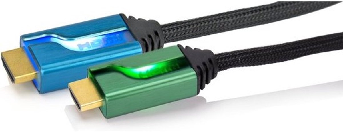 Afterglow Dubbele HDMI Kabel 1,80m - Blauw/Groen - PS4