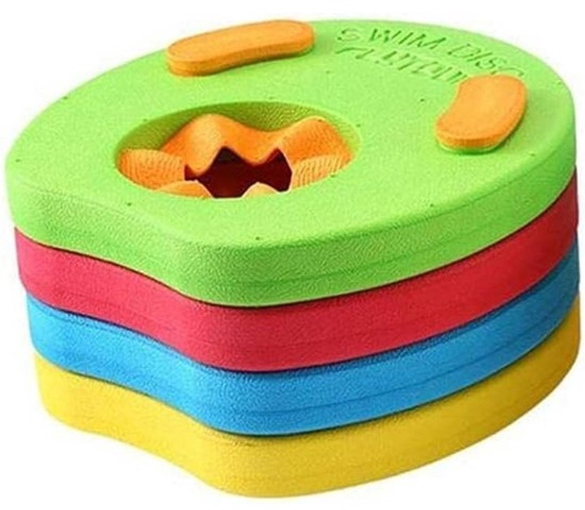 Zwemdiscs voor kinderen - Set van 4 opblaasbare discusjes voor veilig en plezierig leren zwemmen