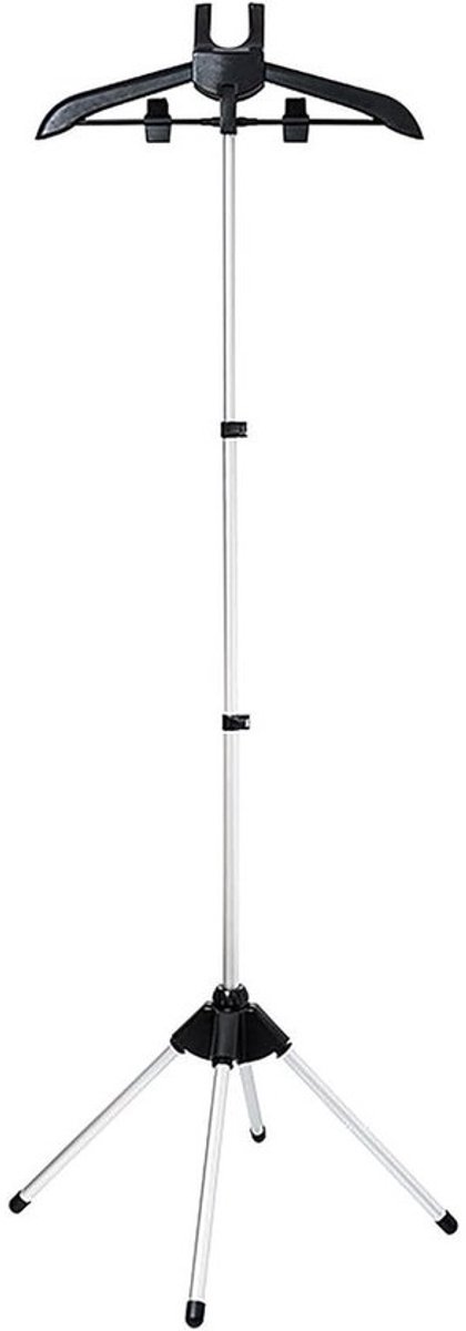 Kleding Stoomstandaard - Telescopisch Statief - Kleding Stomen - In Hoogte Verstelbaar - Tot 160 cm - Zwart