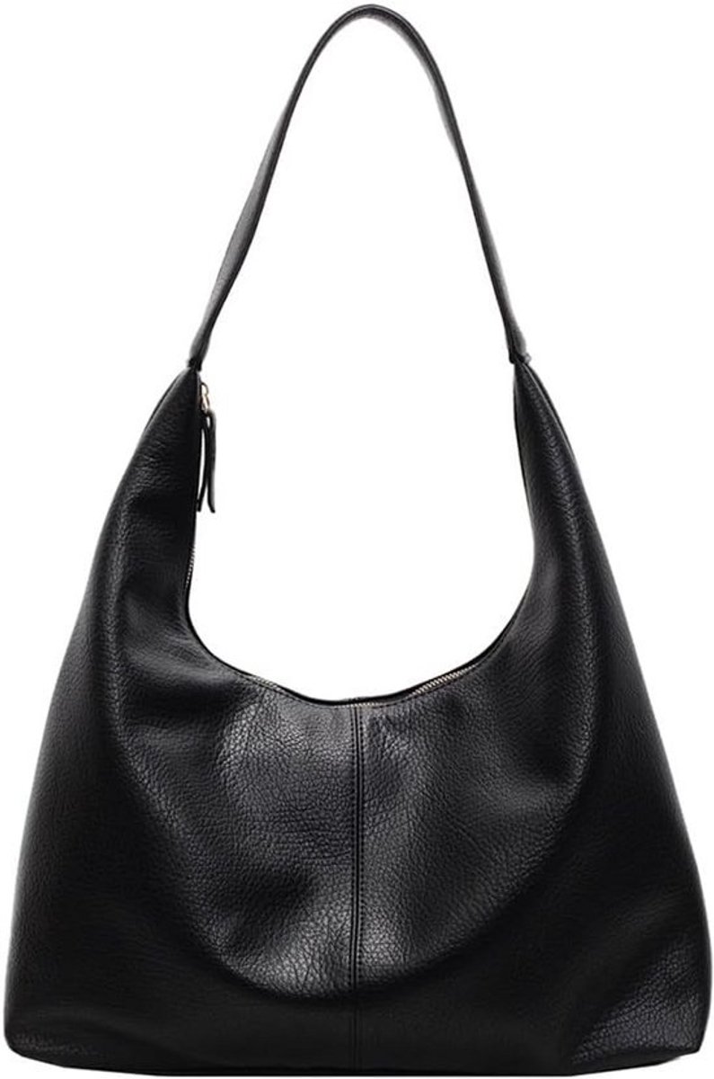 Zachte Hobo Tas Dames - Schoudertas van PU Leer - Grote Vintage Draagtas