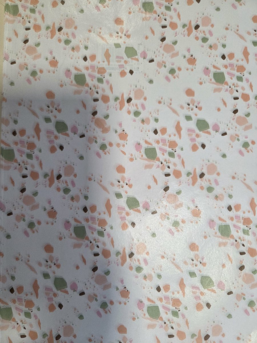 Decopatch papier Terazzo Wit