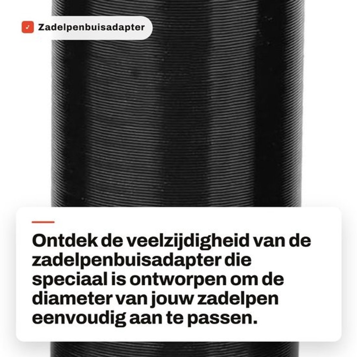 Allecto - Zadelpenbuisadapter 27,2 mm naar