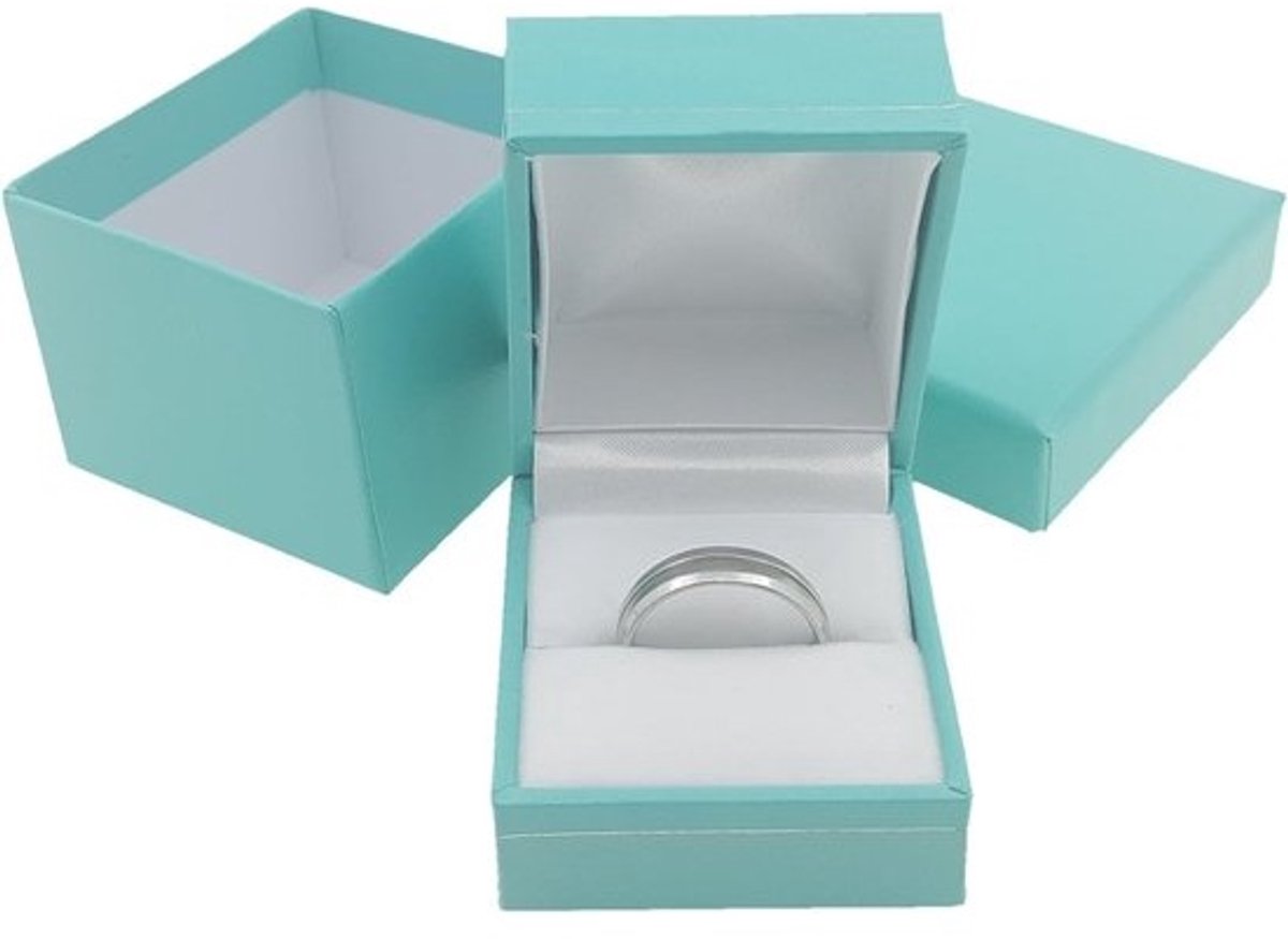 Elegante Sieradendoos Blauw - Opbergkist voor Ringen, Kettingen, Armbanden en Oorbellen