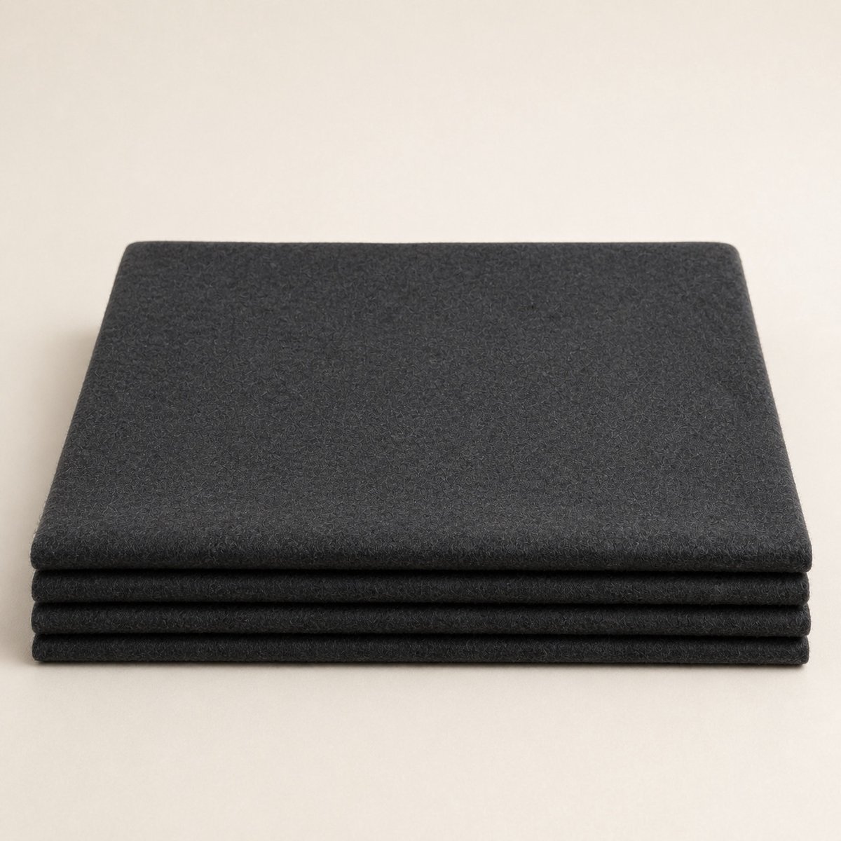 Wollen ledikantdeken / babydeken 100x140 cm – 100% wol – Donkergrijs