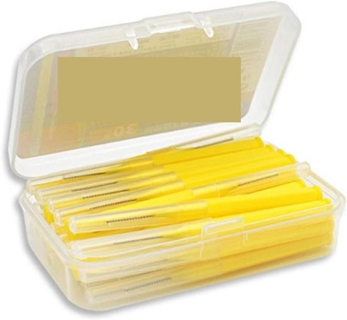 Interdentale borstels - Mondhygiëne set - Tanden reinigen - Flexibel ontwerp - 30 stuks - Geel