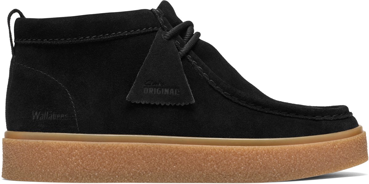 CLARKS O Boxbee WallaBT Heren Veterschoenen Zwart