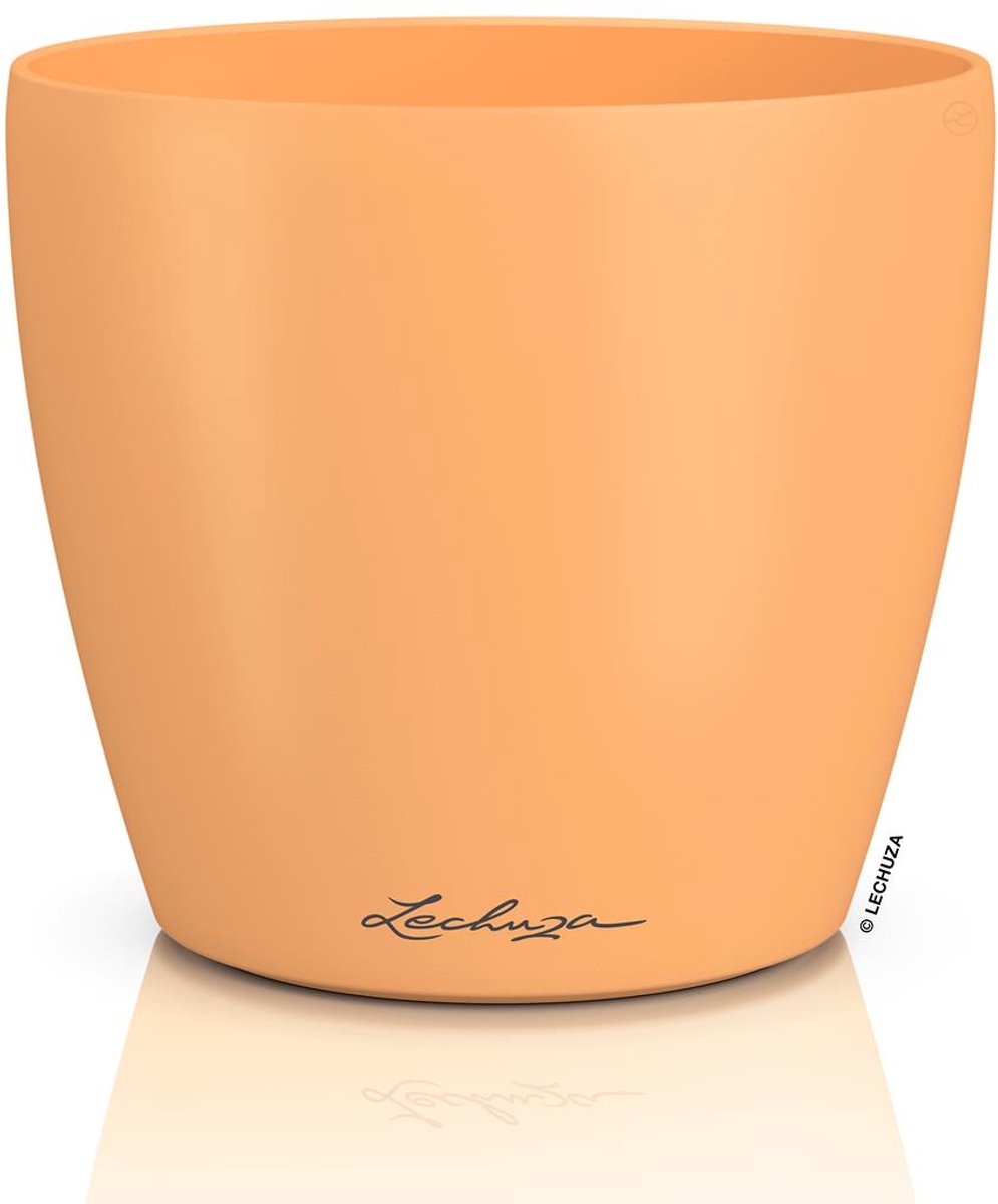 LECHUZA overpot CLASSICO Color DECO 14 Papaya abrikoos Ø 15 cm