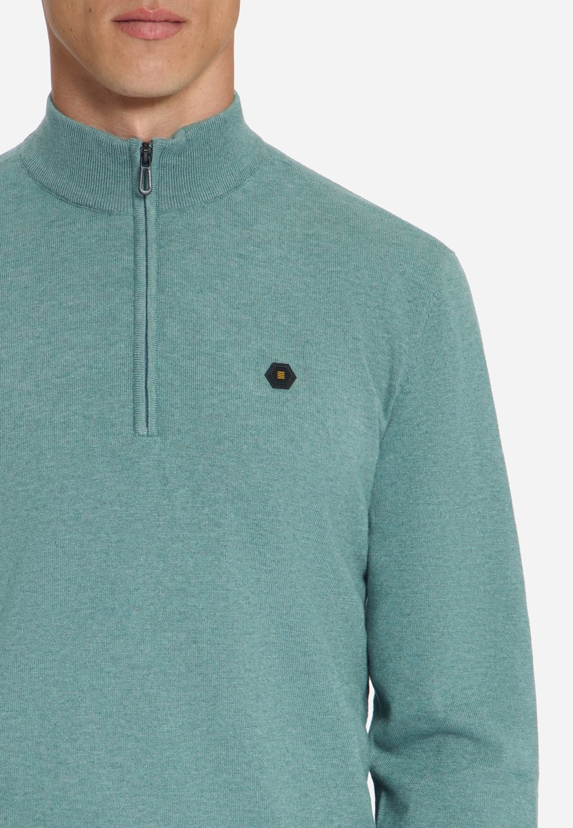 Melange Half-Zip Trui