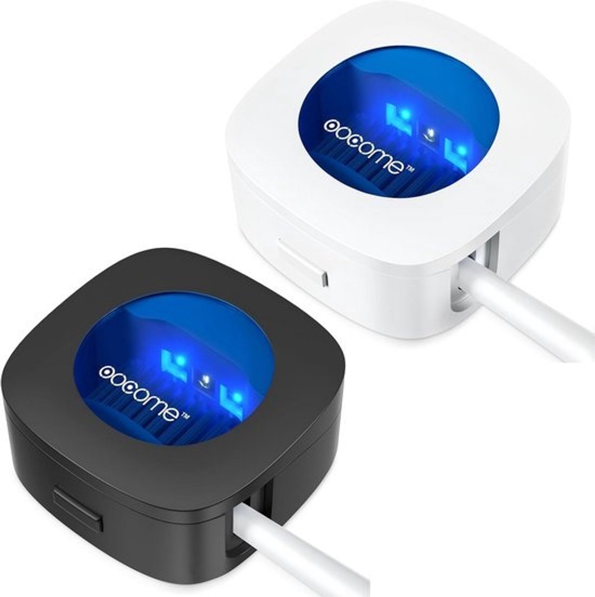 Tandenborstel Sanitizer - Reis Case - Hygiënisch Mondzorg - UV-C Sterilisatie - Compact Formaat - Wit