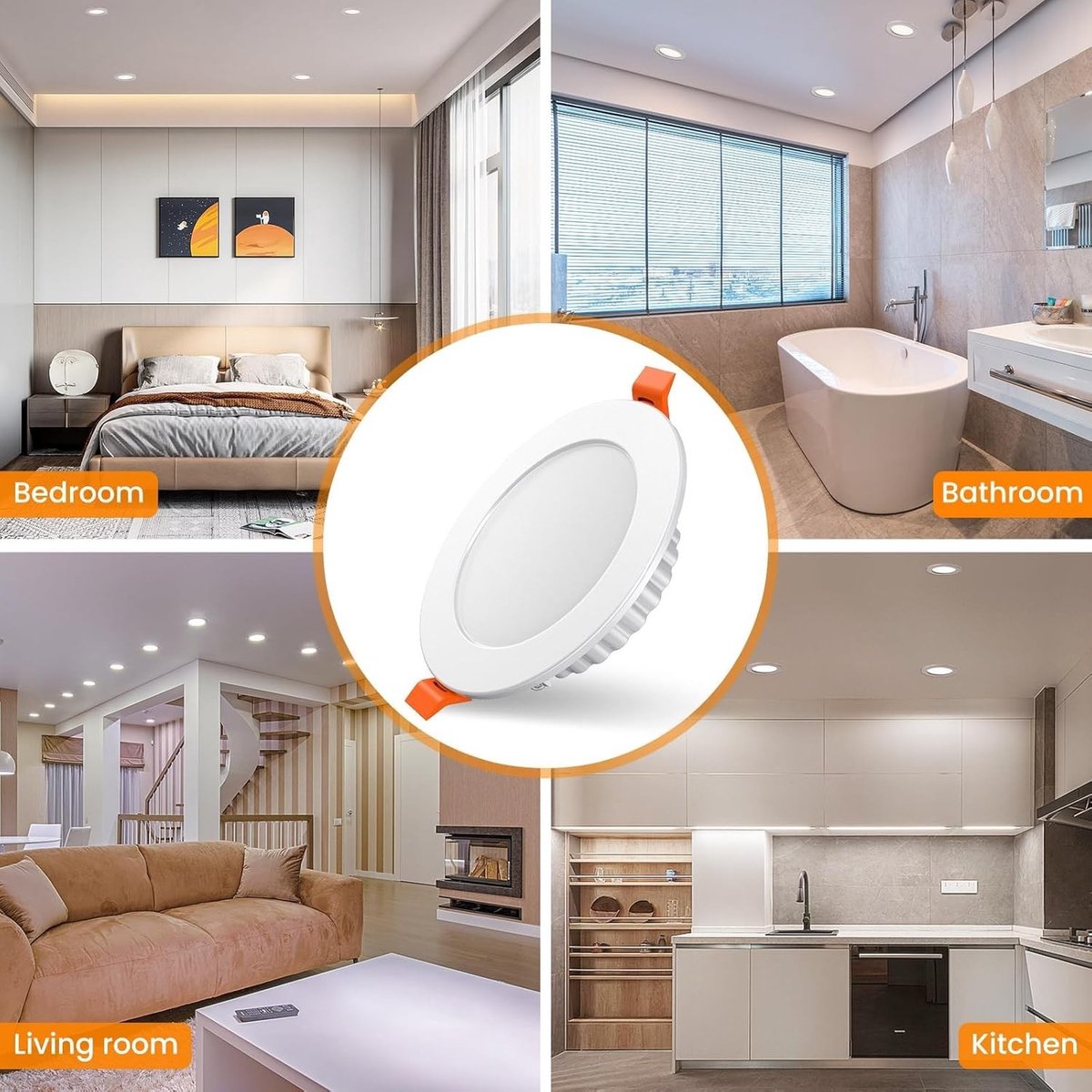 LED Inbouwspot - Wit - 7 W - Ultraslank - Voor Badkamer