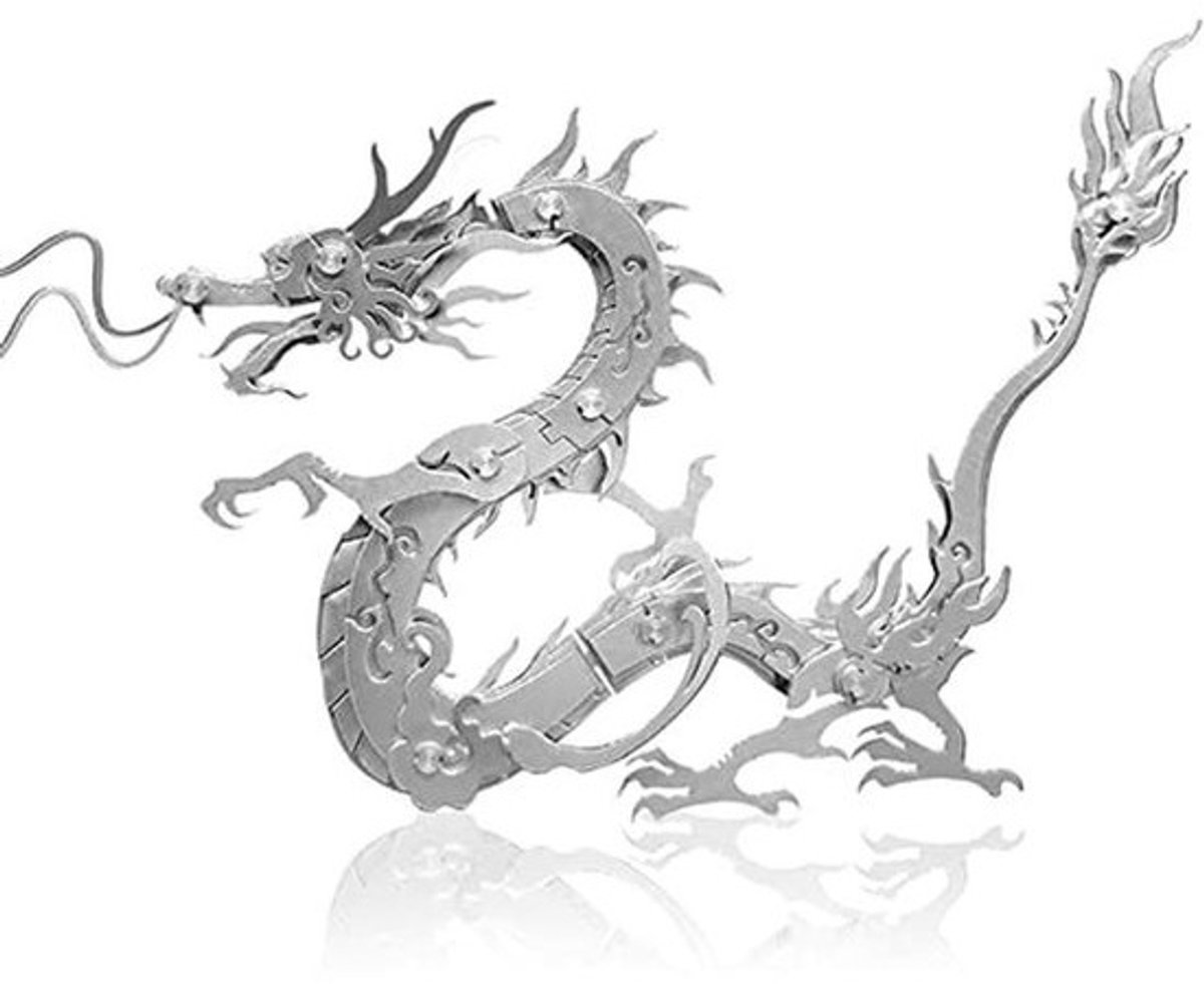 3D Metalen Modelset Draak - Mechanische 3D Puzzels voor Volwassenen