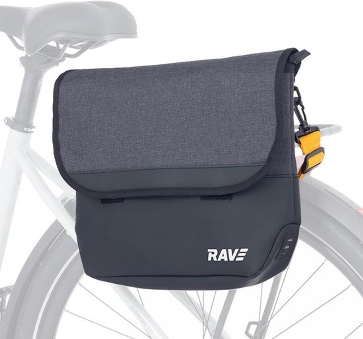 Fietstas Bagagedrager Tas voor Laptop en Zakelijk Gebruik - Waterdicht en Comfortabel