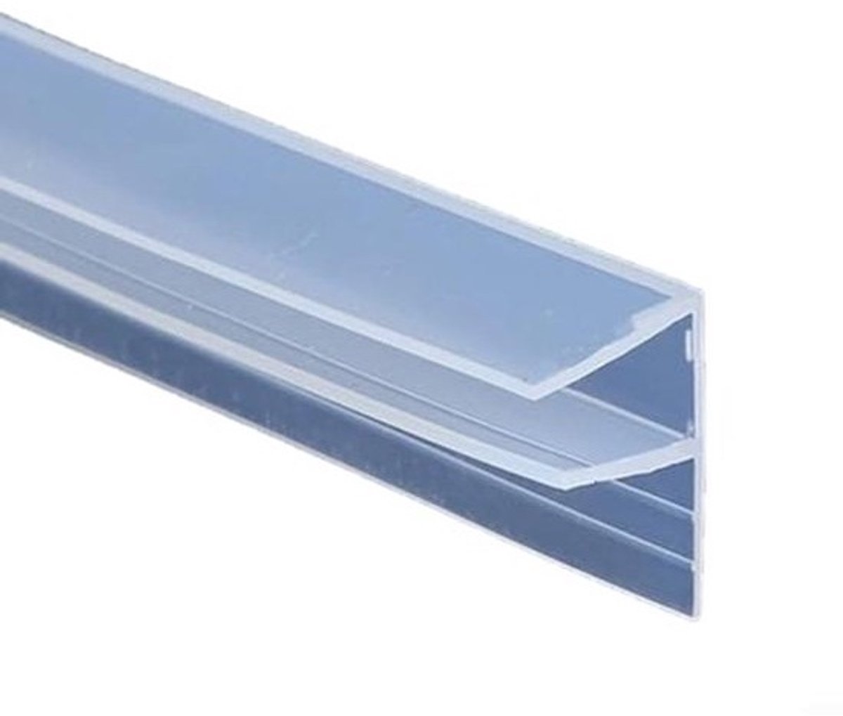 Waterdichte Douchedeur Sealstrip - 200cm F-Vorm Sealing Strip voor Douche, Balkon en Glas
