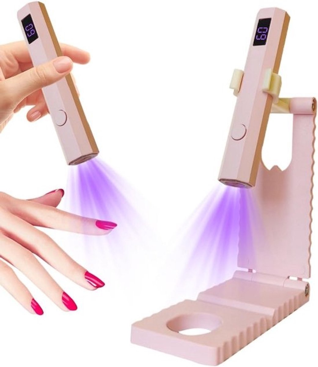 Draagbare UV Nagellamp voor Gelnagels en Nagellijm