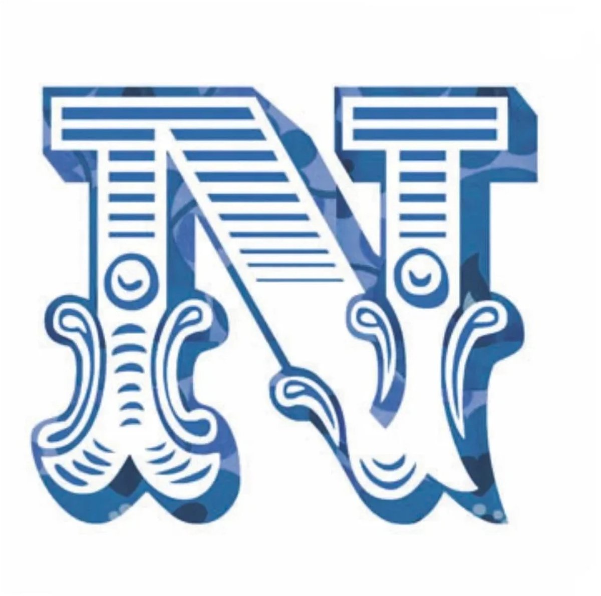 Lilipinso stickers blauwe letter n
