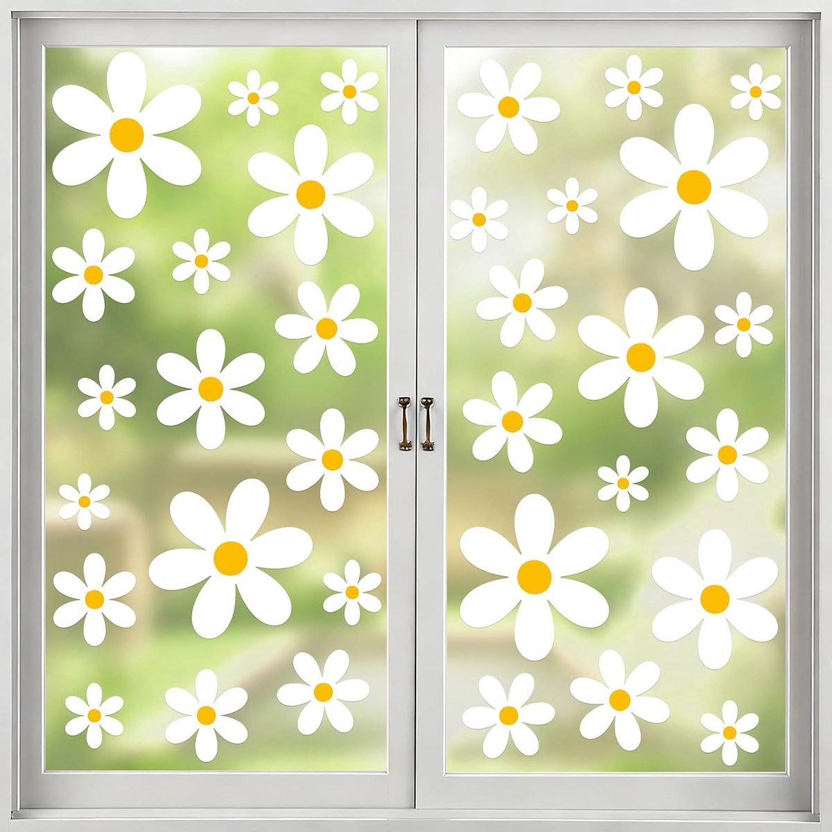 Raamstickers - raamstickers kinderen - Raamfolie - decoratieve raamsticker - glasstickers - raamstickers bloemen - statische stickers - voor