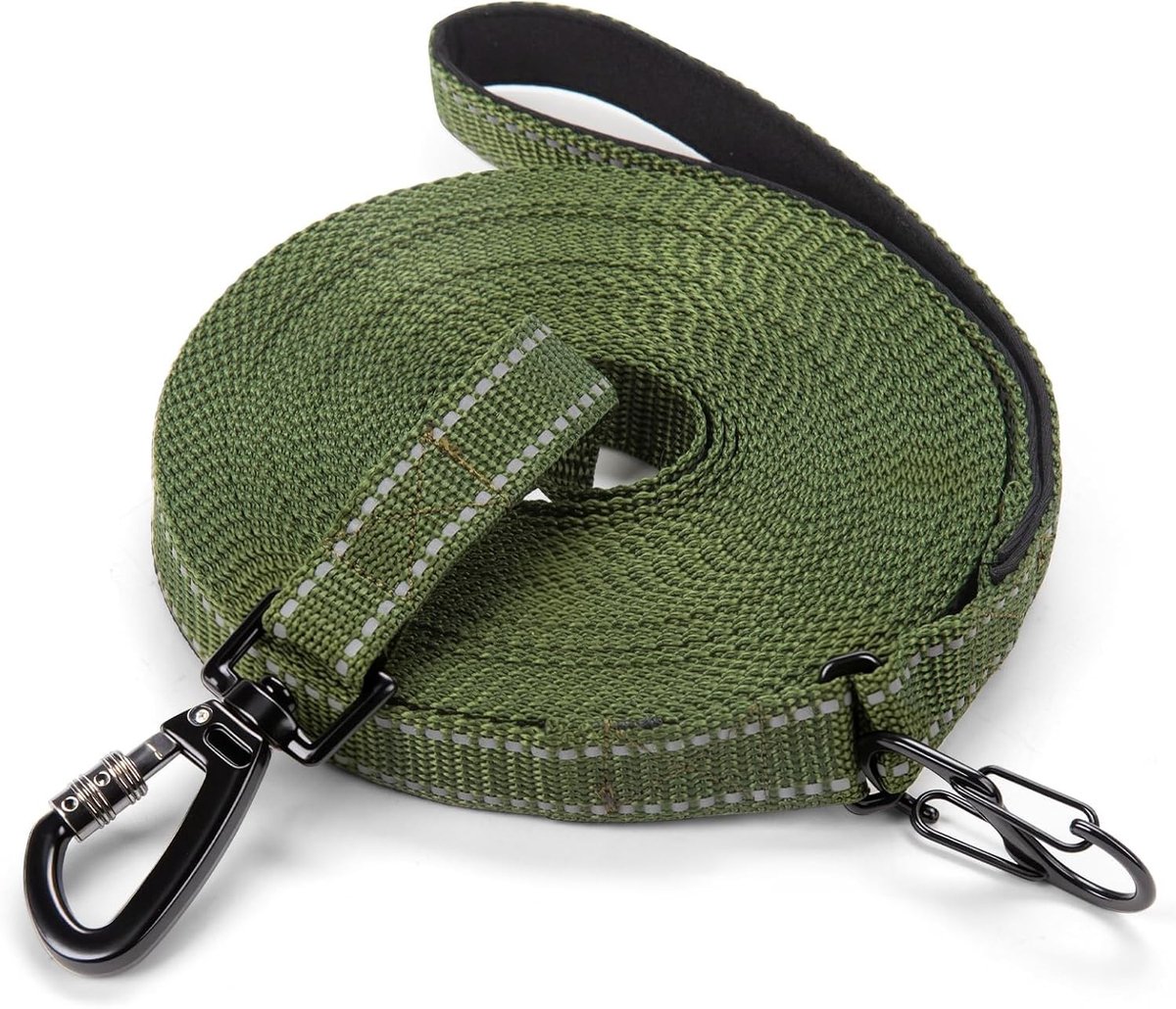 Hondenriem - Reflecterend - 2 m - Lichtgewicht Nylon - Voor Kleine, Middelgrote en Grote Honden