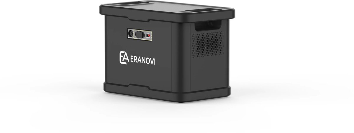 Eranovi Basic 2400 - Powerstation met zonnepaneel - complete set 2232 Wh / 2400 W met Solar 240 zonnepaneel - draagbaar noodstroom accu station - AC, USB-C, USB-A en auto-uitgang - in 2 uur opgeladen - display en app - 3 jaar garantie