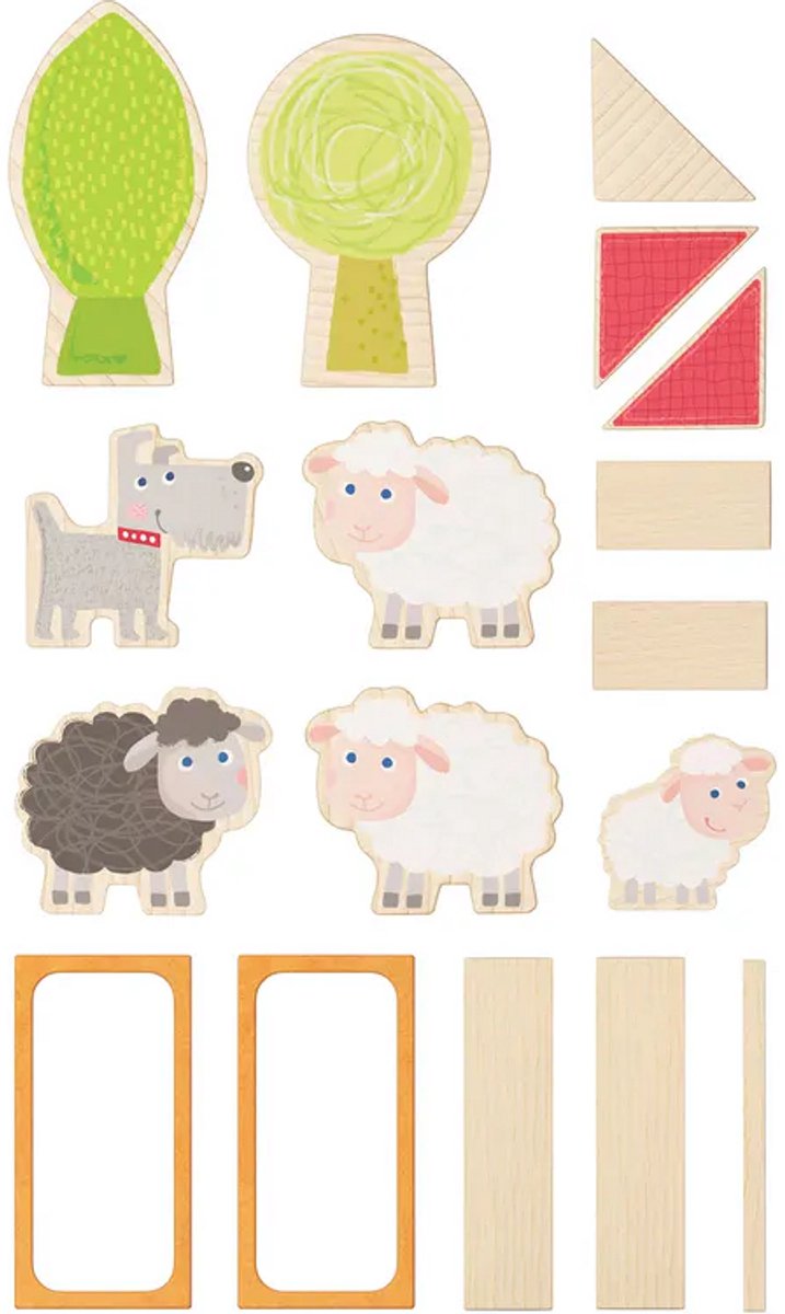 Haba My First Block Tussen de schapen - 18 maanden+