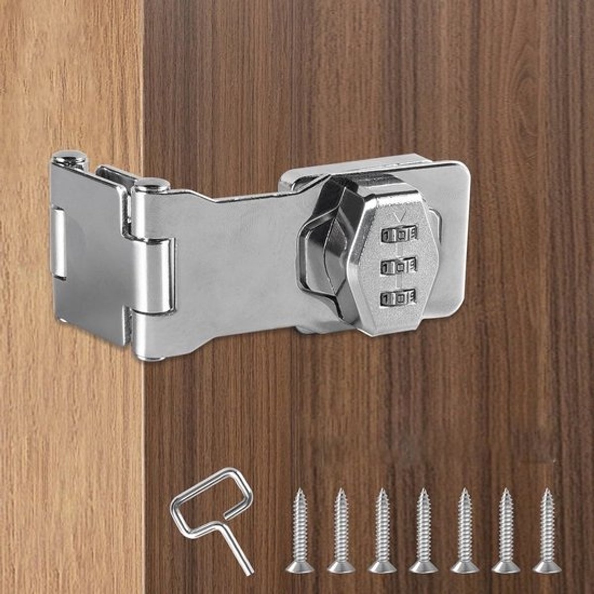 Wachtwoord Hasp Slot - 90-180 Graden Verstelbare Beveiliging voor Deur en Locker
