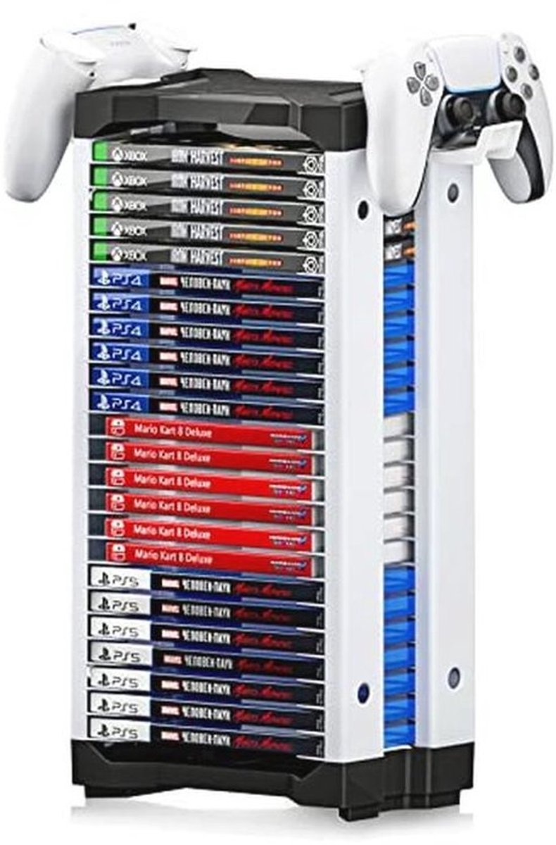 Opbergtoren voor videogames - Geschikt voor Switch, PS4, PS5 en PS3