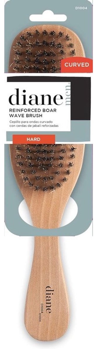 Stevige Versterkte Gebogen Golf Heren Haarborstel met Handvat - Nylon en Borstelharen
