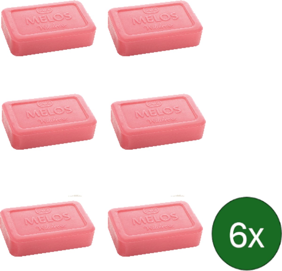 Made By Speick Walter Rau Wilde roos Zeep -100 gram - Multipack met 6 stuks - 6 x 100 g -