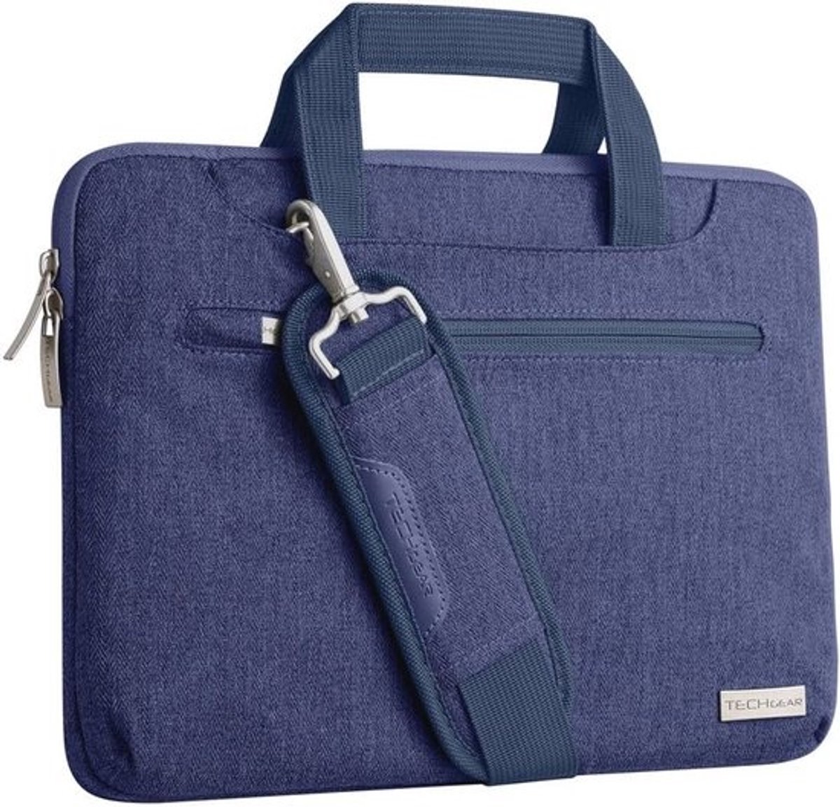Draagbare Sleeve Case voor 11-12,3 inch Laptops – Multifunctionele Laptop Hoes met Verstelbare Schouderriem en Organizer