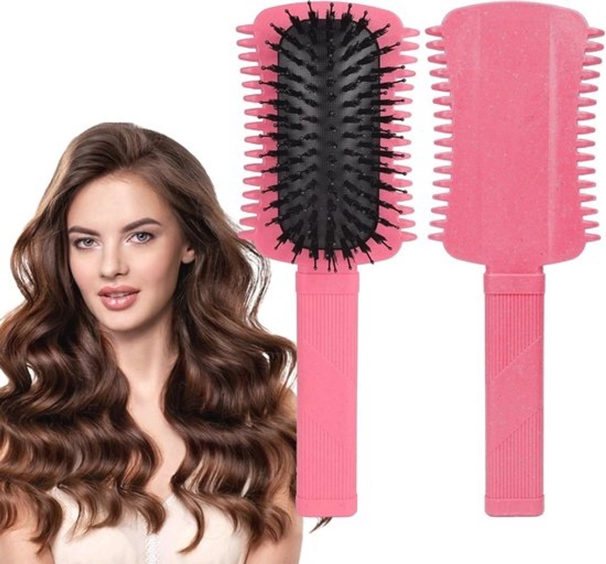 Kruldefiniërende Haarborstel voor Perfecte Krullen - Stylingborstel voor Vrouwen en Meisjes
