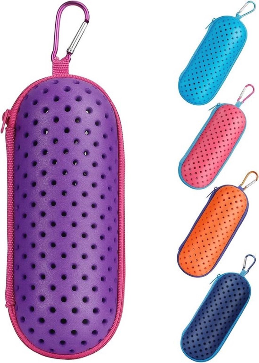 Zwembrilhoes met Clip voor Brillen en Zonnebrillen - Beschermende Hoes voor Sport- en Zonnebrillen